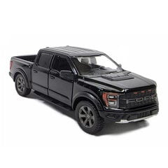 Žaislinis automobilis KinSmart, 2022 Ford F-150 Raptor, juodas kaina ir informacija | Žaislai berniukams | pigu.lt