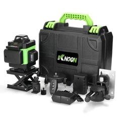 Линейный лазерный уровень 360° KKnoon 4D цена и информация | Механические инструменты | pigu.lt