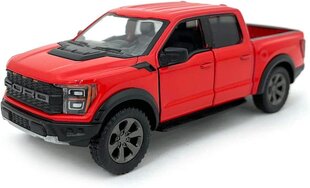 Игрушечная машинка KinSmart, 2022 Ford F-150 Raptor, красный цвет цена и информация | Игрушки для мальчиков | pigu.lt