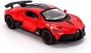 Žaislinis automobilis KinSmart, Bugatti Divo, raudonas kaina ir informacija | Žaislai berniukams | pigu.lt