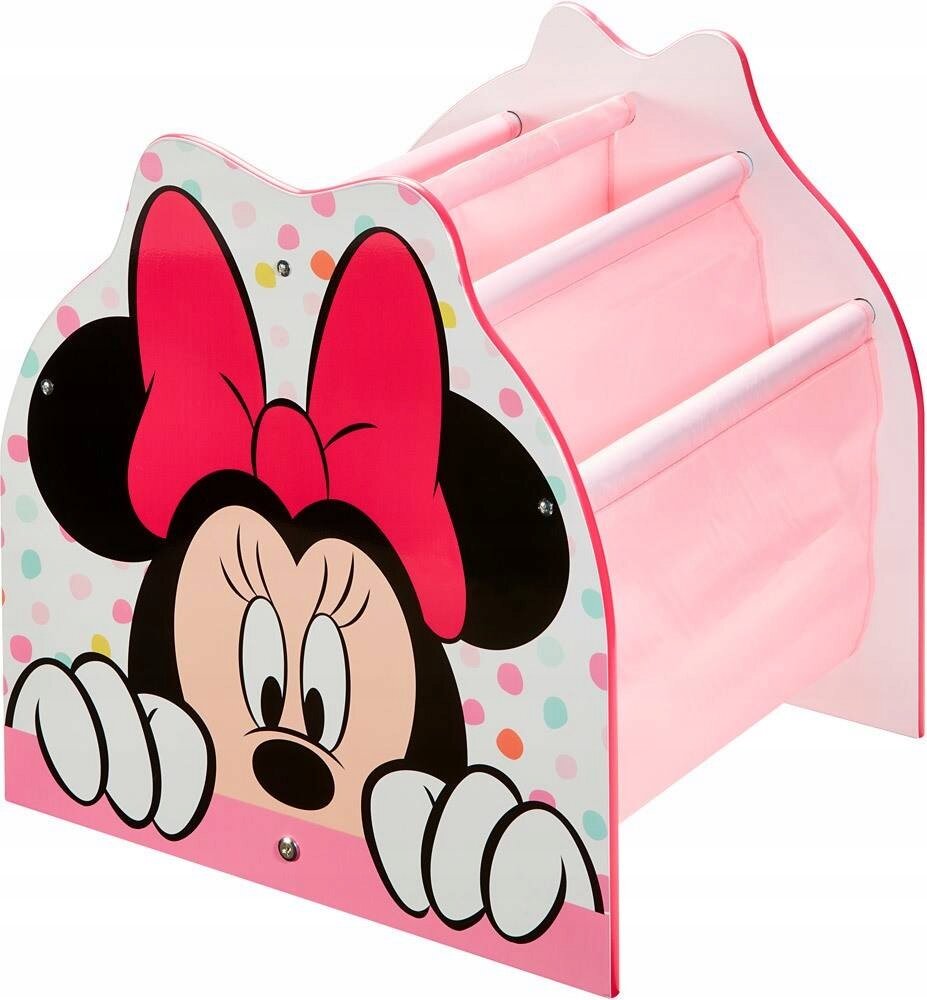 Knygų lentyna Minnie Micky Mouse Worlds Apart, rožinė kaina ir informacija | Vaikiškos lentynos | pigu.lt