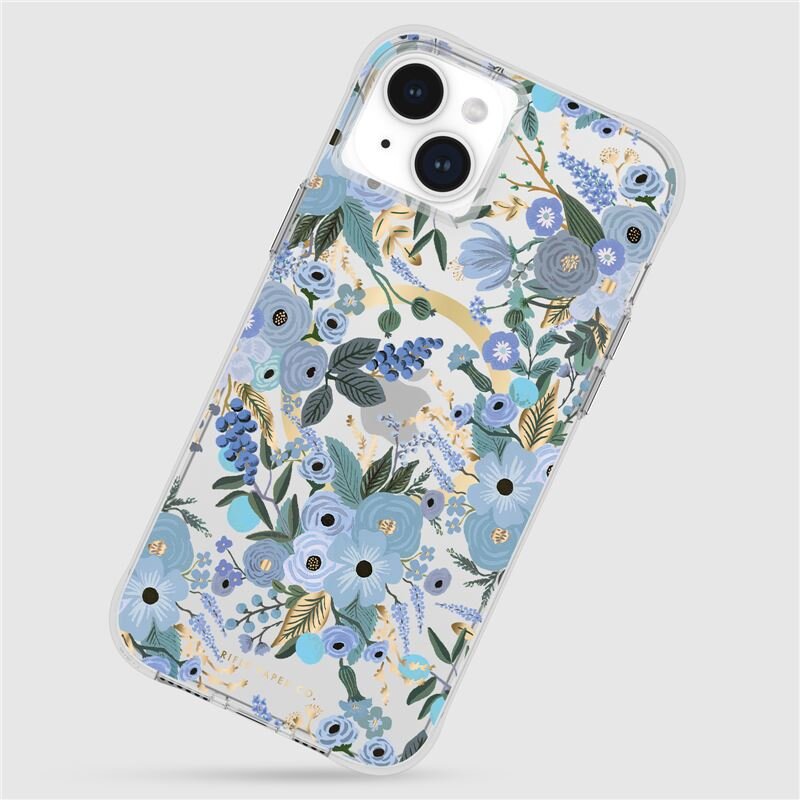 Case Mate Rifle Party Co. Garden Party Blue iPhone 15 цена и информация | Telefono dėklai | pigu.lt