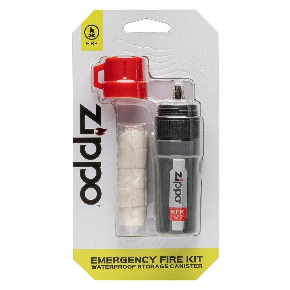 Avarinis ugnies uždegimo rinkinys Zippo, juodas, 10x2.9cm kaina ir informacija | Kitas turistinis inventorius | pigu.lt