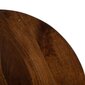 Kavos staliukas BigBuy Home, 66x66x78 cm, rudas/auksinis kaina ir informacija | Kavos staliukai | pigu.lt