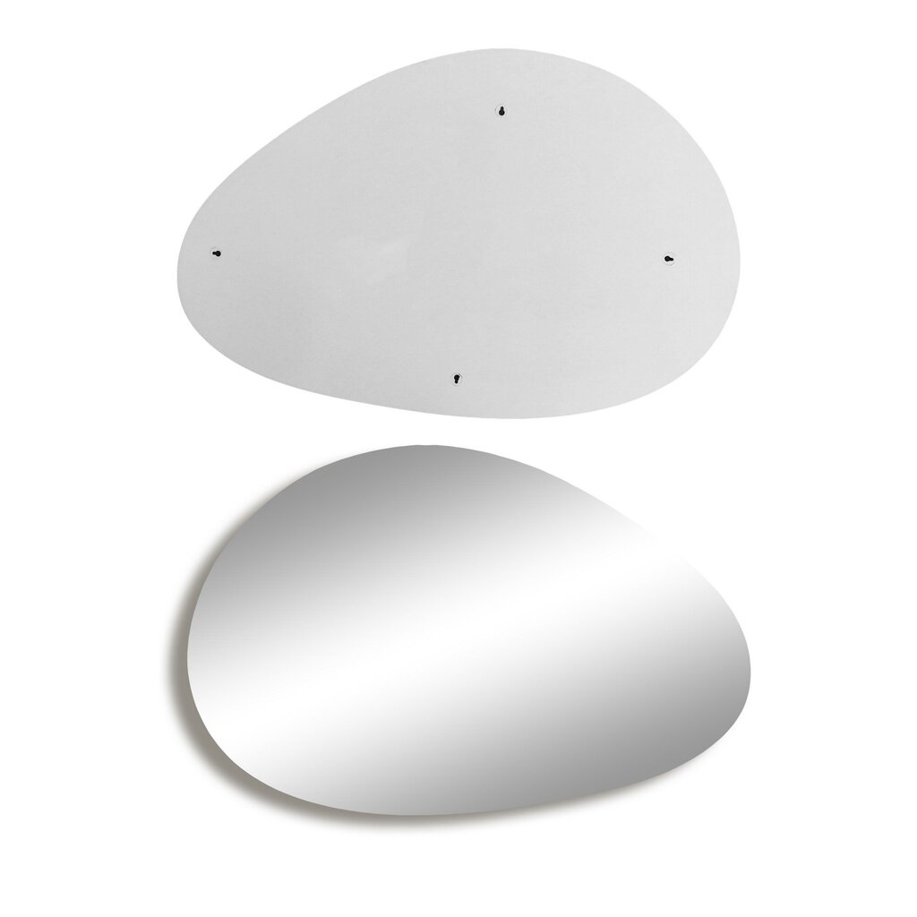 Veidrodis Asir, 90x60cm, sidabrinis kaina ir informacija | Vonios veidrodžiai | pigu.lt