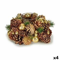 Декоративная фигура Новогодняя ёлка Серебристый Деревянный 5 x 39 x 21 cm (6 штук) цена и информация | Рождественские украшения | pigu.lt