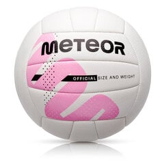 Tinklinio kamuolys Meteor Volleyball, 5 dydis, baltas цена и информация | Волейбольные мячи | pigu.lt