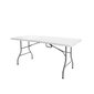 Sodo stalas Table Piable Blanc, 120x60x74 cm, baltas kaina ir informacija | Lauko stalai, staliukai | pigu.lt