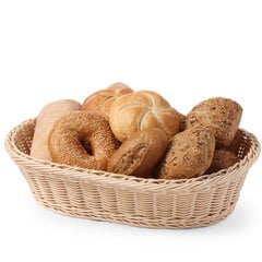 Овальная корзина для хлеба и кексов, ХЕНДИ, 380x270x(В)90мм цена и информация | Кухонная утварь | pigu.lt