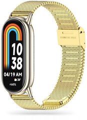 Ремешок для часов MilaneseBand Xiaomi Smart Band 8, gold цена и информация | Аксессуары для смарт-часов и браслетов | pigu.lt