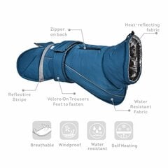 Vėjui atspari striukė šunims Ohana Windproof Eco, įvairių dydžių, mėlyna цена и информация | Одежда для собак | pigu.lt