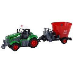 Nuotoliniu būdu valdomas traktorius su priekaba Lean toys kaina ir informacija | Žaislai berniukams | pigu.lt