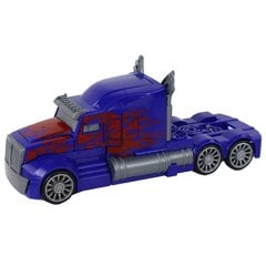 Sunkvežimis - robotas 2in1 Lean toys, mėlynas kaina ir informacija | Žaislai berniukams | pigu.lt