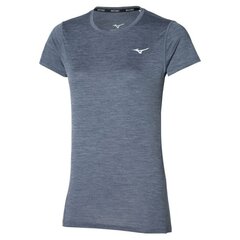 Sportiniai marškinėliai moterims Mizuno, mėlyni kaina ir informacija | Marškinėliai moterims | pigu.lt