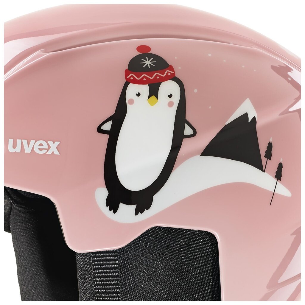 Vaikiškas Uvex šalmas, rožinis цена и информация | Slidinėjimo šalmai | pigu.lt