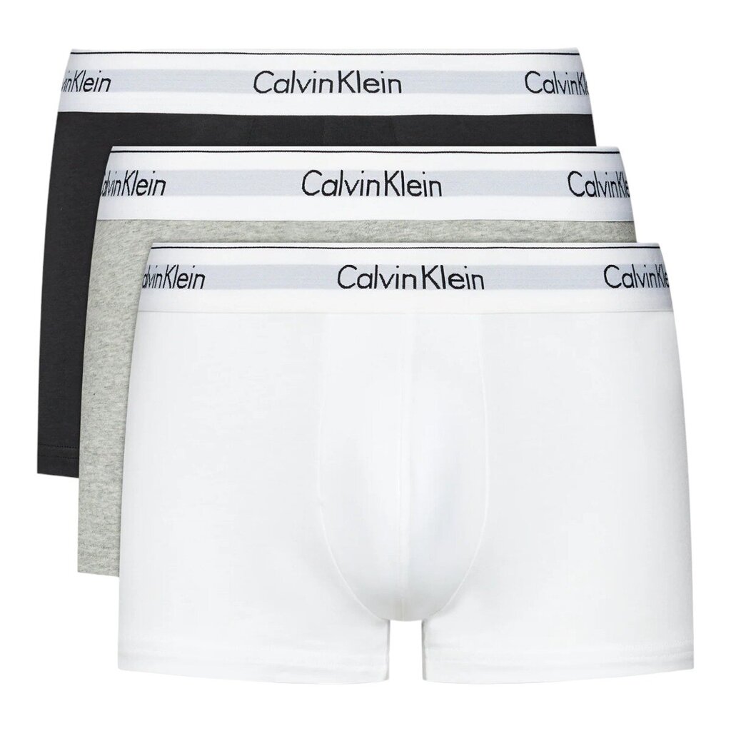 Trumpikės vyrams Calvin Klein 83517, įvairių spalvų, 3vnt. цена и информация | Trumpikės | pigu.lt