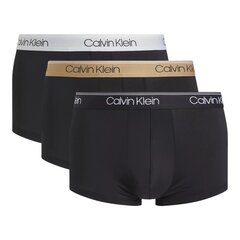 Trumpikės vyrams Calvin Klein 83489, juodos, 3vnt. цена и информация | Мужские трусы | pigu.lt