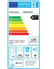 LG RH80V9AV7N kaina ir informacija | Džiovyklės | pigu.lt