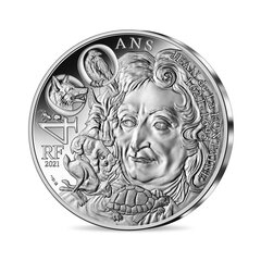 Kolekcinė 10 eurų moneta Jean de La Fontaine, sidabrinė kaina ir informacija | Numizmatika | pigu.lt