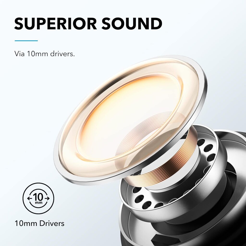 Soundcore by Anker P3i Black цена и информация | Ausinės | pigu.lt