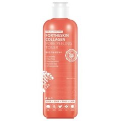 Veido tonikas su kolagenu Fortheskin Collagen Pore Peeling Toner, 280 ml kaina ir informacija | Veido prausikliai, valikliai | pigu.lt