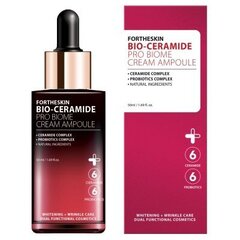 Veido serumas su keramidais Fortheskin Bio-Ceramide Pro-Biome Cream Ampoule, 50 ml цена и информация | Сыворотки для лица, масла | pigu.lt