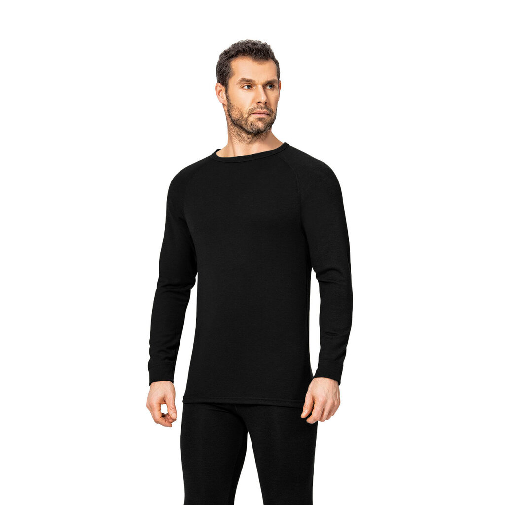Termo marškinėliai vyrams Namaldi, juodi kaina ir informacija | Vyriški termo apatiniai | pigu.lt
