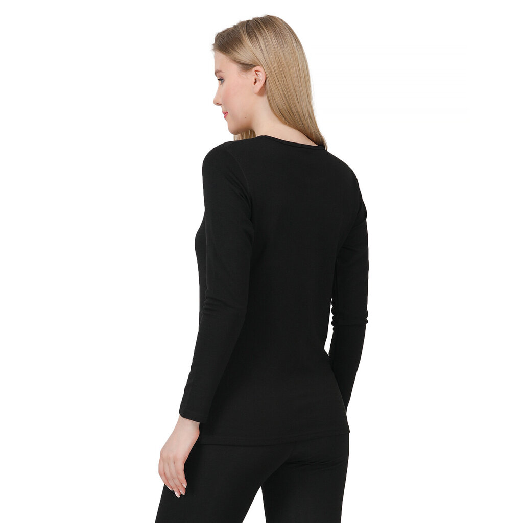 Termo marškinėliai moterims Namaldi, juodi kaina ir informacija | Termo apatiniai moterims | pigu.lt