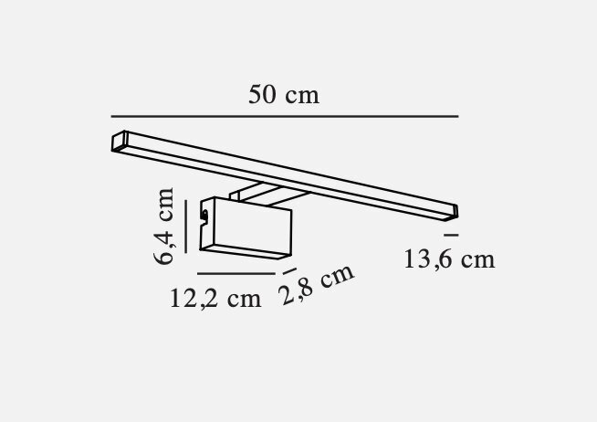 Nordlux sieninis šviestuvas Marlee 2110701003 цена и информация | Sieniniai šviestuvai | pigu.lt