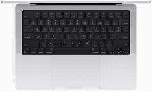 MacBook Pro 14” Apple M3 chip with 8‑core CPU and 10‑core GPU/8GB/512GB SSD - Silver/INT цена и информация | Ноутбуки | pigu.lt