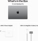 MacBook Pro 14" Apple M3 8C CPU, 10C GPU/8GB/1TB SSD/Silver/SWE - MR7K3KS/A kaina ir informacija | Nešiojami kompiuteriai | pigu.lt
