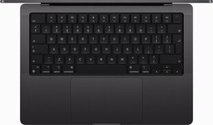 MacBook Pro 16" Apple M3 Pro chip with 12‑core CPU and 18‑core GPU/18GB/512GB SSD - Space Black/SWE цена и информация | Ноутбуки | pigu.lt