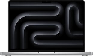 MacBook Pro 16" Apple M3 Pro 12C CPU, 18C GPU/36GB/512GB SSD/Silver/SWE - MRW63KS/A kaina ir informacija | Nešiojami kompiuteriai | pigu.lt