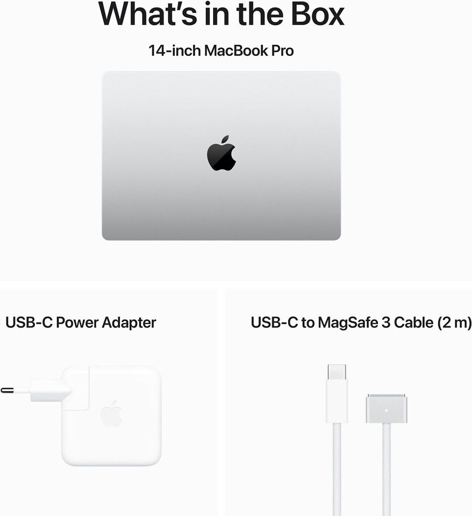 MacBook Pro 16" Apple M3 Pro 12C CPU, 18C GPU/36GB/512GB SSD/Silver/SWE - MRW63KS/A kaina ir informacija | Nešiojami kompiuteriai | pigu.lt