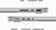 MacBook Pro 16" Apple M3 Max 14C CPU, 30C GPU/36GB/1TB SSD/Silver/SWE - MRW73KS/A kaina ir informacija | Nešiojami kompiuteriai | pigu.lt