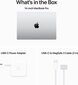 MacBook Pro 14" Apple M3 Pro 11C CPU, 14C GPU/18GB/512GB SSD/Silver/SWE - MRX63KS/A цена и информация | Nešiojami kompiuteriai | pigu.lt