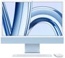 iMac 24” 4.5K Retina, Apple M3 8C CPU, 8C GPU/8GB/256GB SSD/Blue/SWE - MQRC3KS/A kaina ir informacija | Stacionarūs kompiuteriai | pigu.lt
