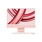 iMac 24” 4.5K Retina, Apple M3 8C CPU, 8C GPU/8GB/256GB SSD/Pink/SWE - MQRD3KS/A kaina ir informacija | Stacionarūs kompiuteriai | pigu.lt