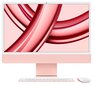 iMac 24” 4.5K Retina, Apple M3 8C CPU, 10C GPU/8GB/256GB SSD/Pink/INT - MQRT3ZE/A kaina ir informacija | Stacionarūs kompiuteriai | pigu.lt