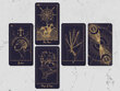 Taro kortos Mystical Universe Tarot Gold цена и информация | Ezoterika | pigu.lt