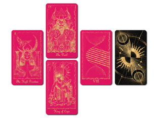 Taro kortos Mystical Universe Tarot Pink Gold kaina ir informacija | Ezoterika | pigu.lt