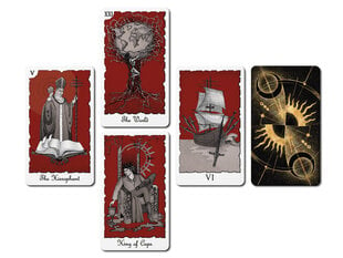 Карты Таро Mystical Universe Tarot Red Gray цена и информация | Эзотерика | pigu.lt