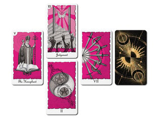 Карты Таро Mystical Universe Tarot Pink Gray цена и информация | Эзотерика | pigu.lt