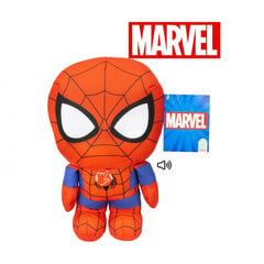 Плюшевая игрушка «Человек-паук» (Spiderman) со звуком, 28 см цена и информация | Мягкие игрушки | pigu.lt