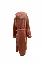 Халат с капюшоном Uzun, оранжевый цена и информация | Женские халаты | pigu.lt