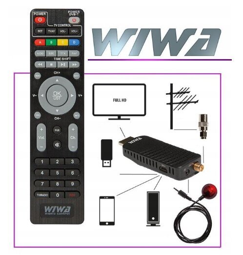 Wiwa H.265 MINI DVB-T2 цена и информация | TV imtuvai | pigu.lt