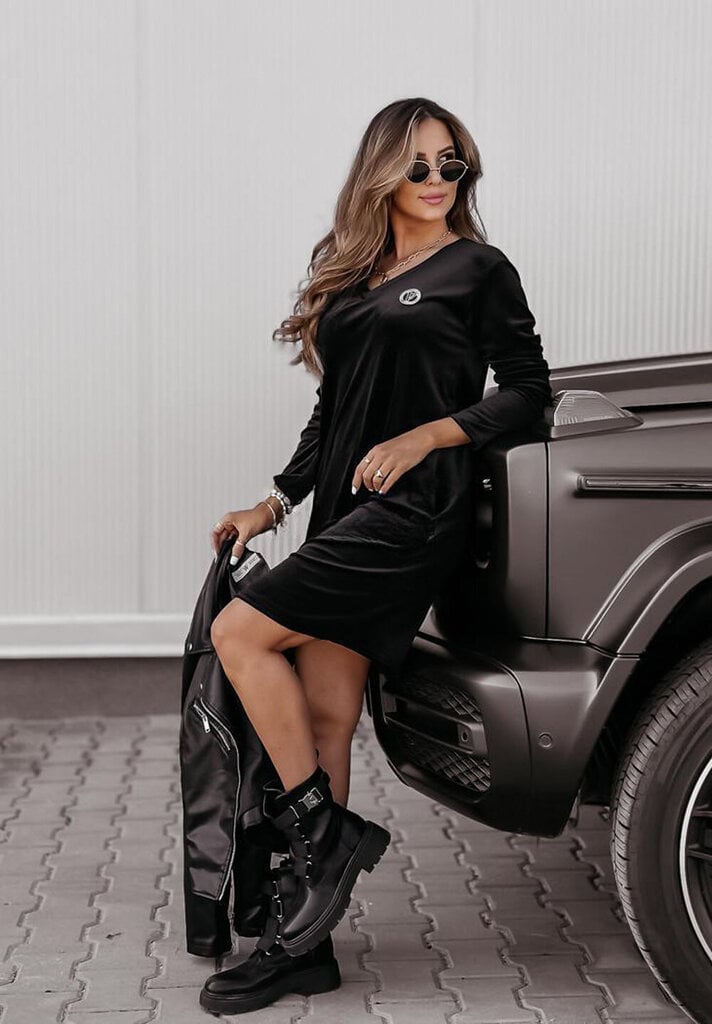 Suknelė moterims Villena, juoda цена и информация | Suknelės | pigu.lt