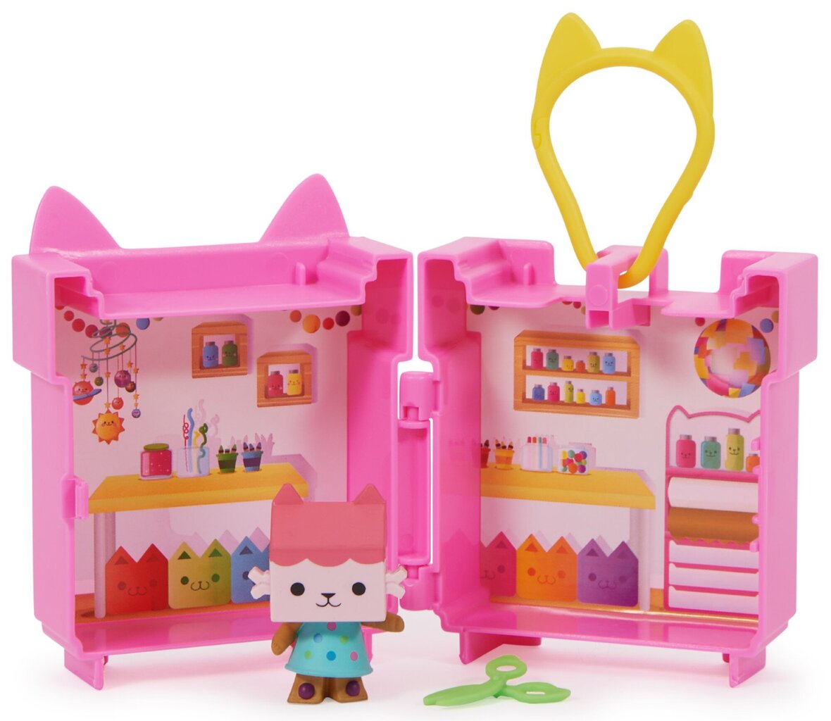 Rožinis kambarys Minibox Gabby's Dollhouse kaina ir informacija | Žaislai mergaitėms | pigu.lt