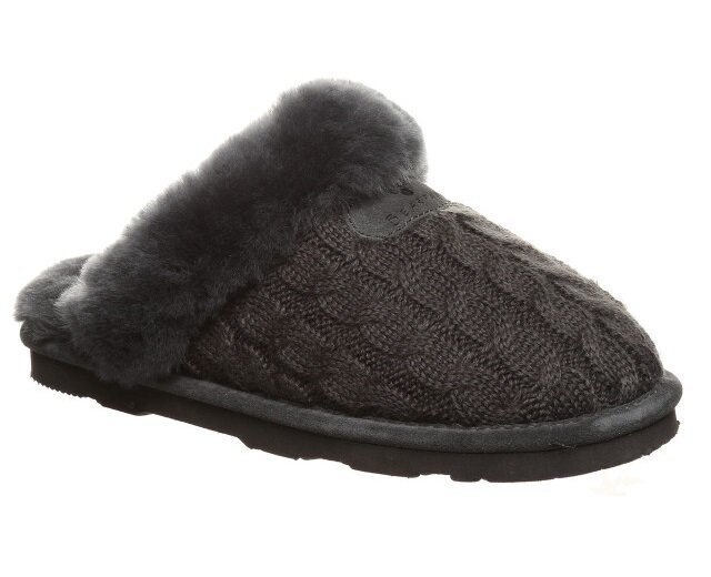 Bearpaw Namų batai Effie, pilki kaina ir informacija | Šlepetės moterims | pigu.lt