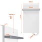 Plokščias vonios kambario šildytuvas Termoplaza STP 270DT, baltas kaina ir informacija | Šildytuvai | pigu.lt